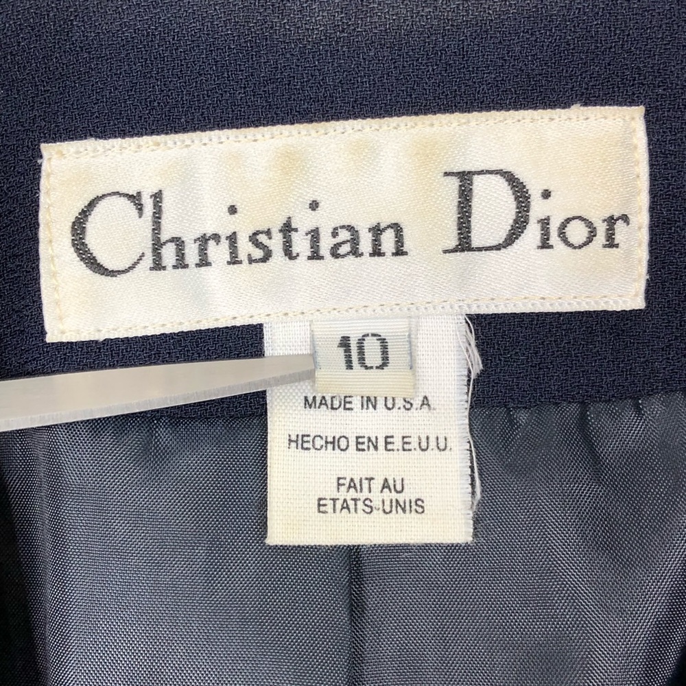 ❤️SOLD❤️ Christian Dior Vintage Blazer Jacket Size 10 - Picture 5 of 6